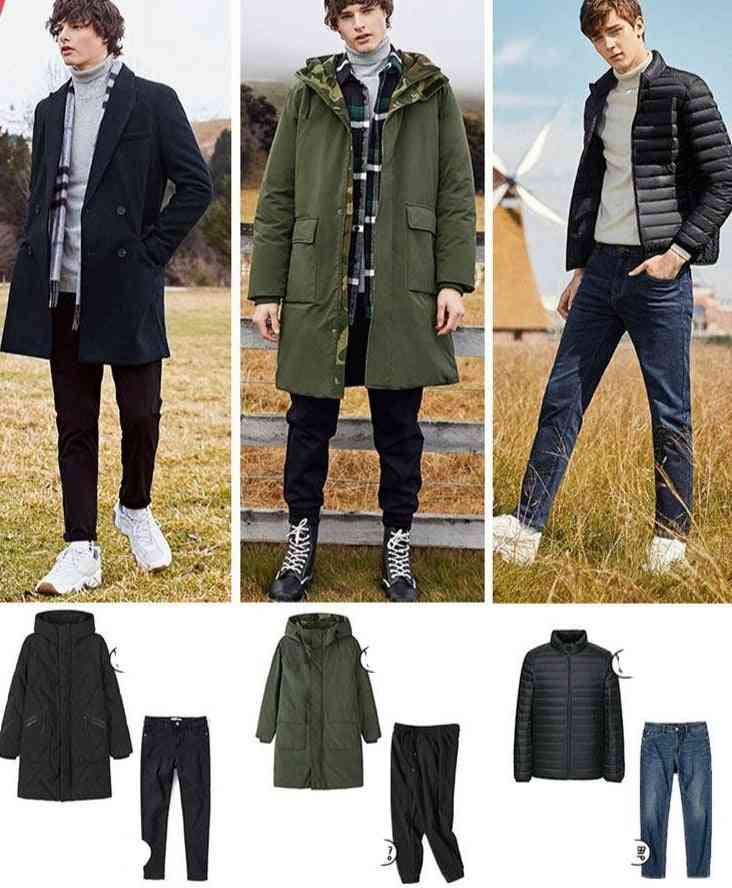 Jachetă portabilă de iarnă, portabilă, pentru bărbați