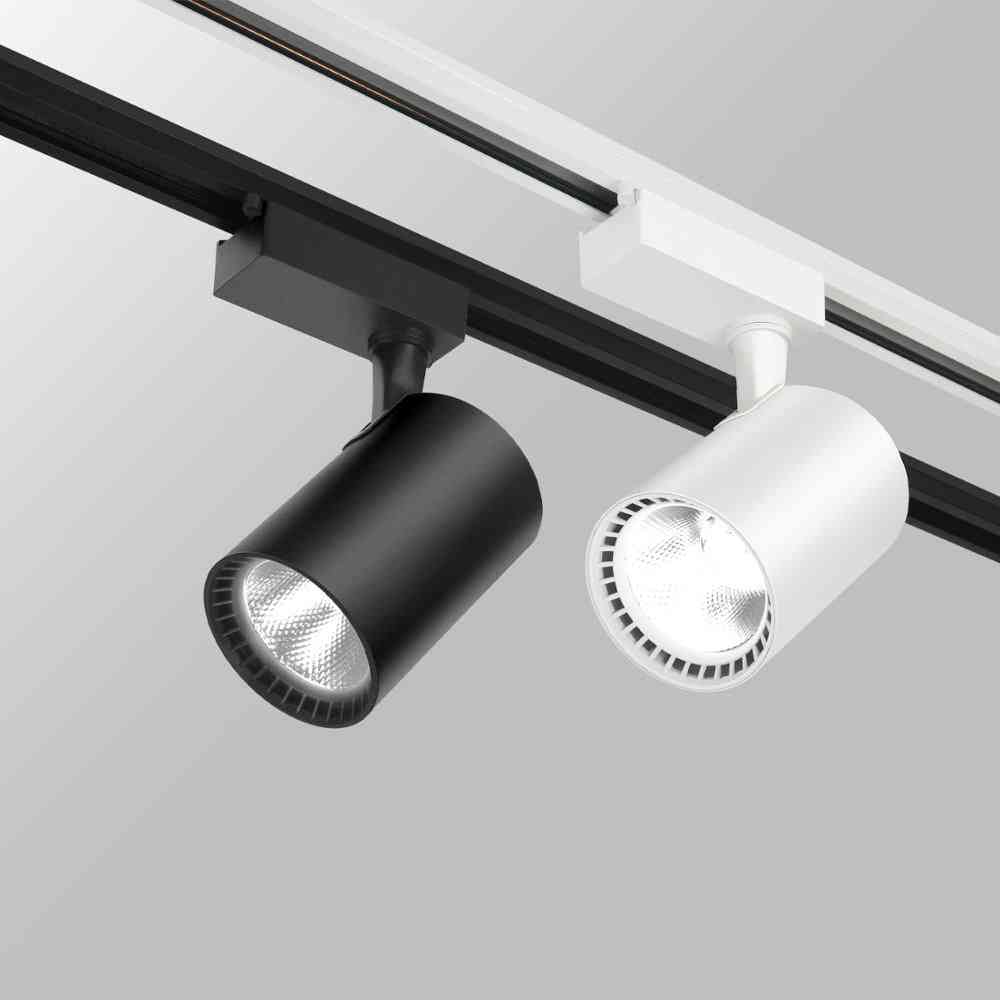 2-phasige, dicke Aluminium-LED-Schienenleuchte mit Steckverbindern