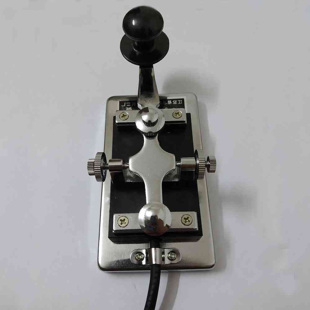 Krátky ručný kľúč k-4 pre rádiograf s vlnovým rádiovým morseovým kódom