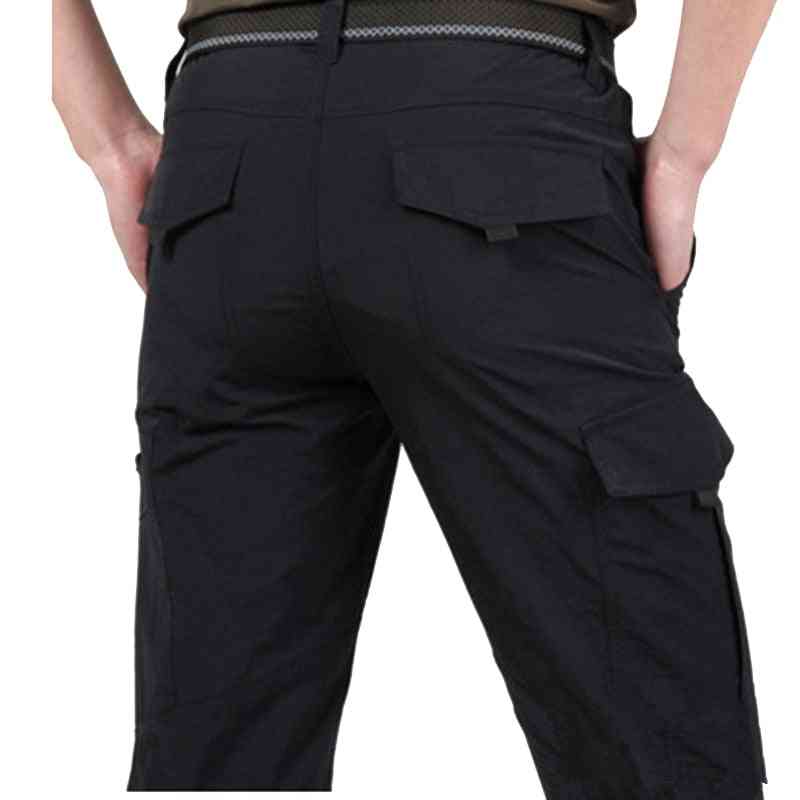 Verano- pantalones casuales de estilo militar, pantalones cargo tácticos