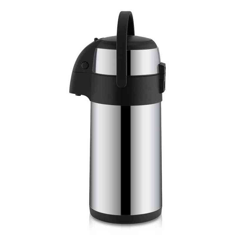 Stainless Steel Airpot With Double Wall, Vacuum Insulation Child Lock Coffee Dispenser