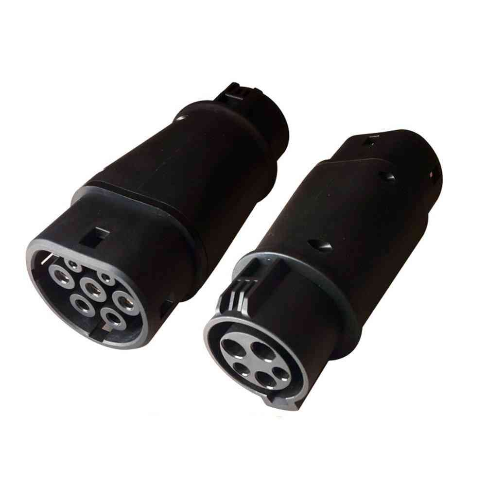 Type 1 To Type 2 Ev Adapter-electric Vehicles Car Charging Plug