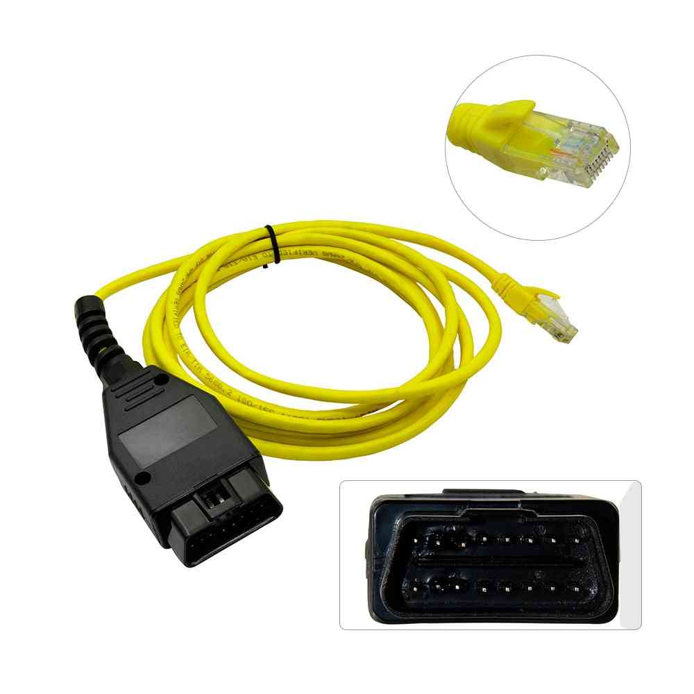 Cable de datos de diagnóstico del coche esys: interfaz Ethernet a obd para bmw