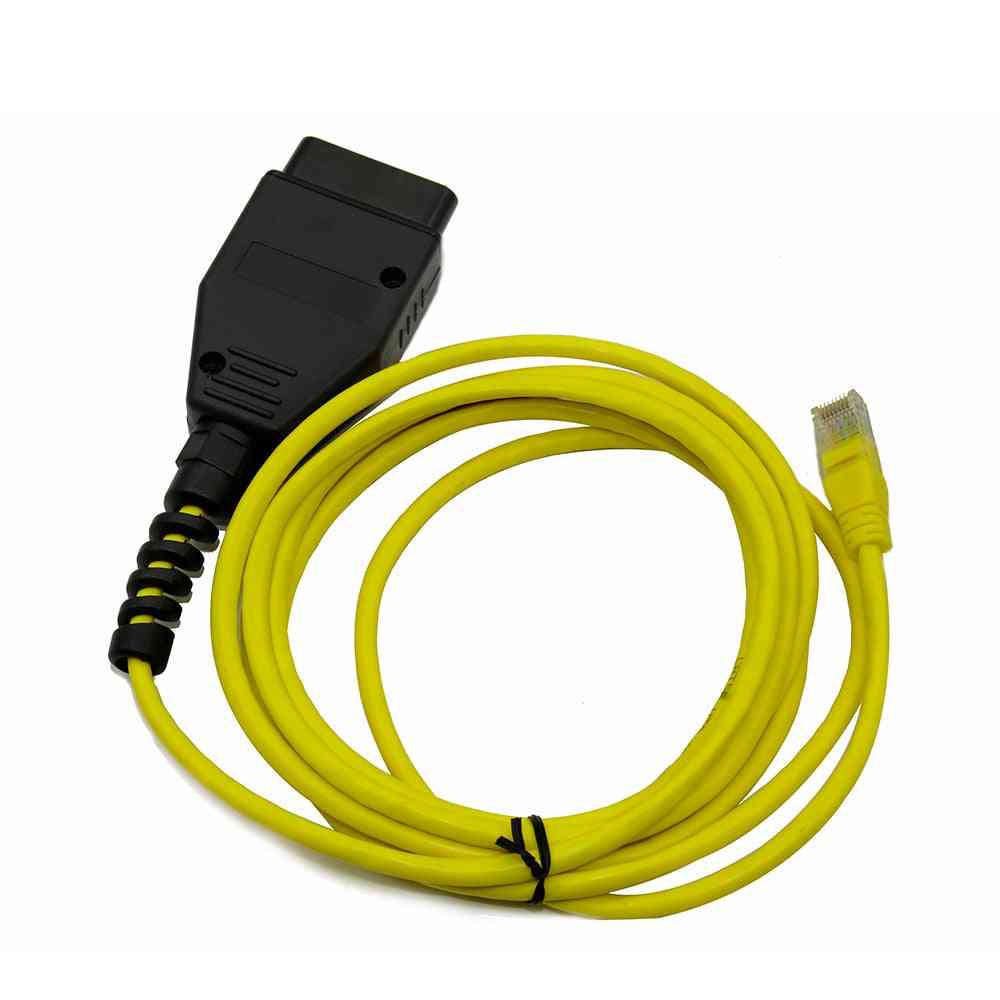 Cable de datos de diagnóstico del coche esys: interfaz Ethernet a obd para bmw