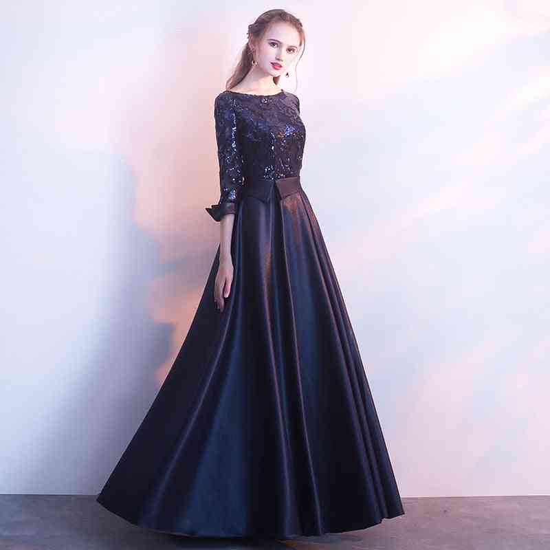 Floor-length, Embroidered Party Gowns