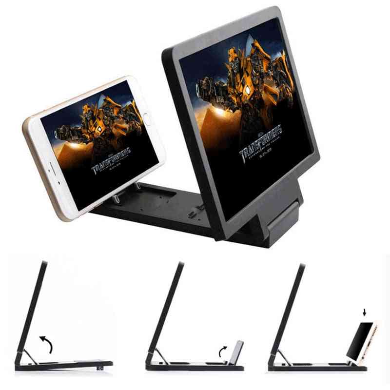Foldable Screen Amplifier Mobile Phone, Video Magnifier Glass