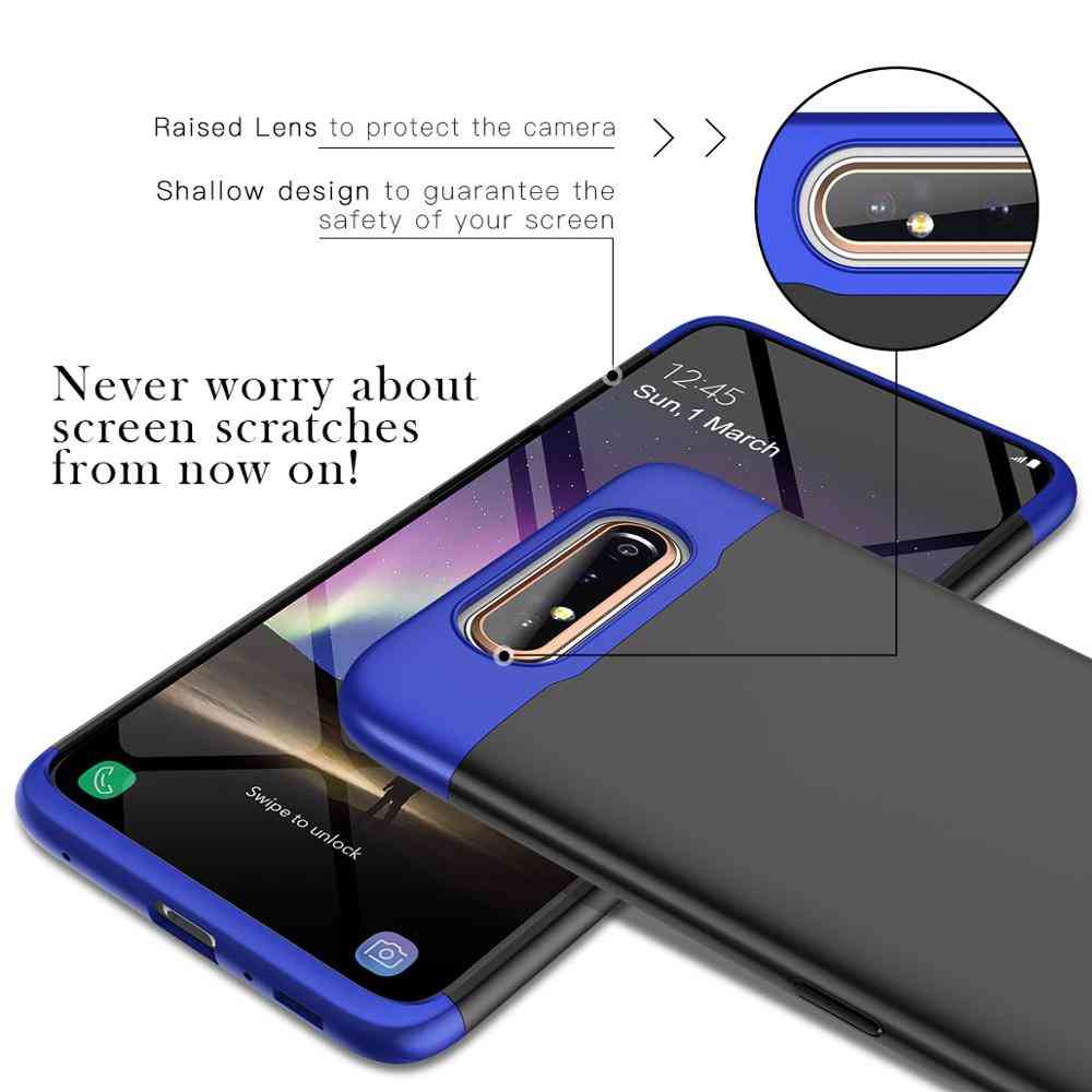 Anti-drop, Shockproof 3 In 1 360 Full Body Cover -luxury Hard Phone Case