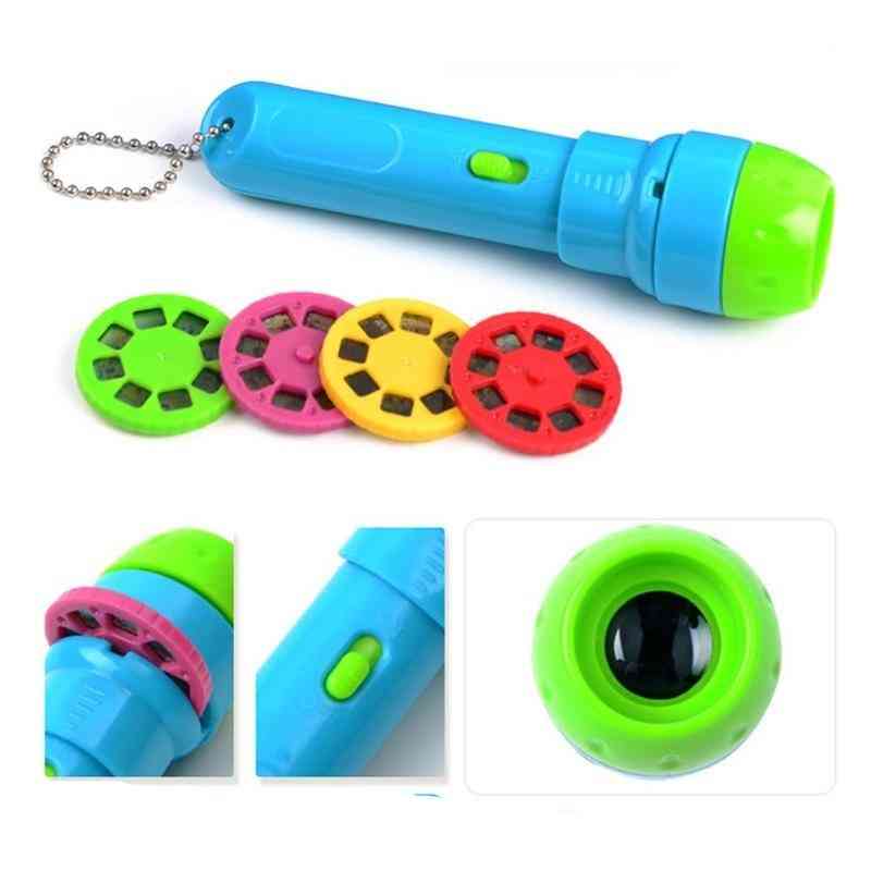 Mini Projector Torch / Flashlight, Educational Light-up Toy