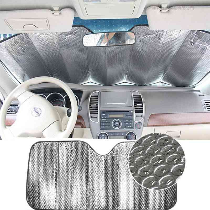 Universal Reflective, Aluminum Foil, Front Window Sunshade For Car