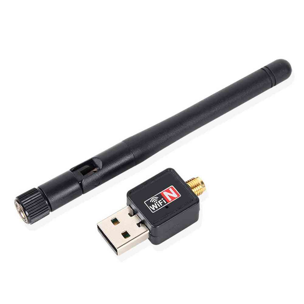 Langaton USB-wifi-vastaanottimen reititin, sovitin pc-verkon LAN-kortti, antenni-sovitin, muunninohjain