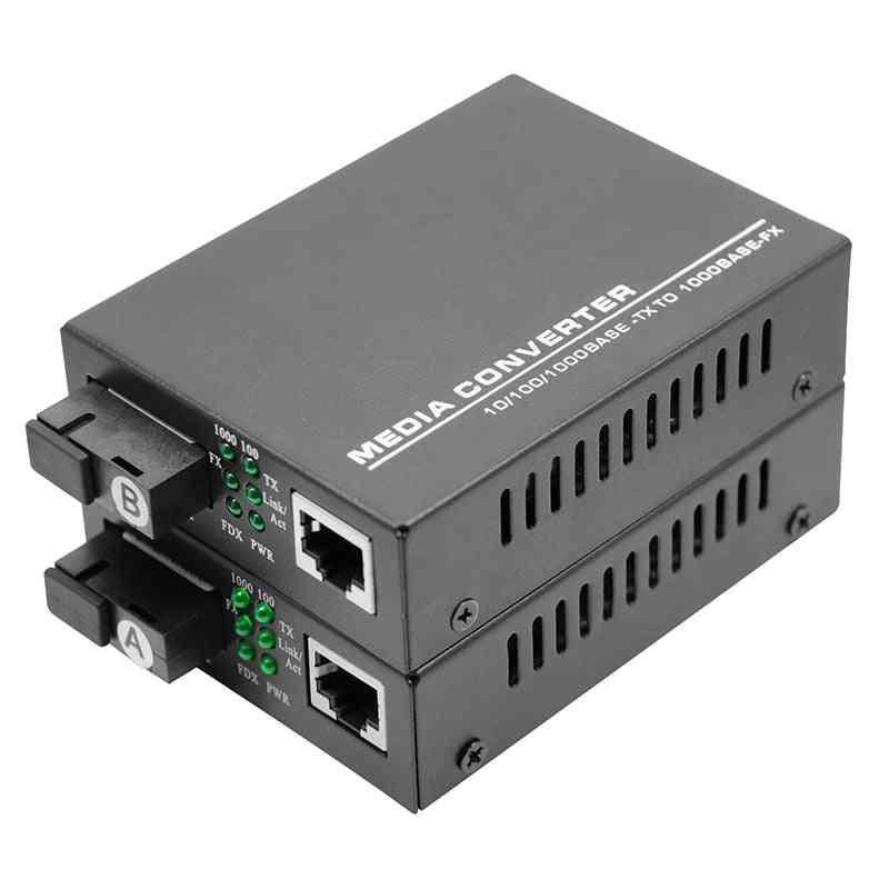 Convertidores de medios de fibra ethernet gigabit