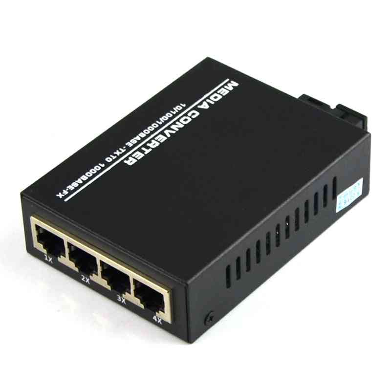 Single-Mode-Glasfaseranschluss und -paar für Ethernet-Medienkonverter