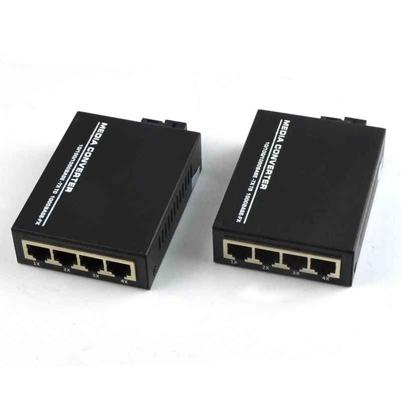Single-Mode-Glasfaseranschluss und -paar für Ethernet-Medienkonverter