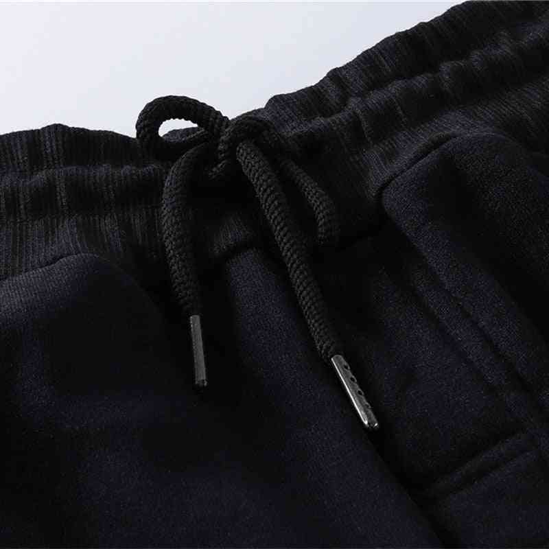 Pánske módne sťahovacie šnúrky po celej dĺžke štíhle nohavice v štýle harajuku