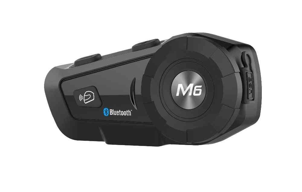 M6 Plus 1000m Motorcycle Bluetooth Helmet Headsets Intercom For Fm Bt Wireless Interphone Mp3