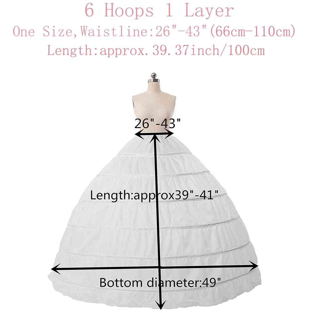 Hoops Petticoats Bustle For Ball Gown Dresses Underskirt Bridal Accessories Skirts