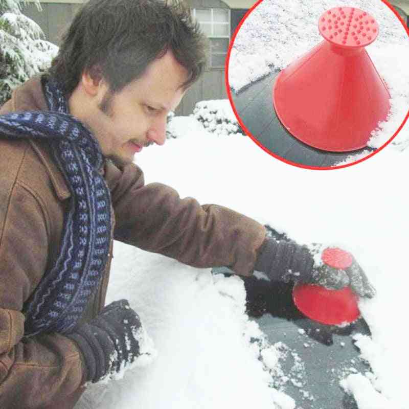 Car Window Snow Remover Shovel Cone Deicing