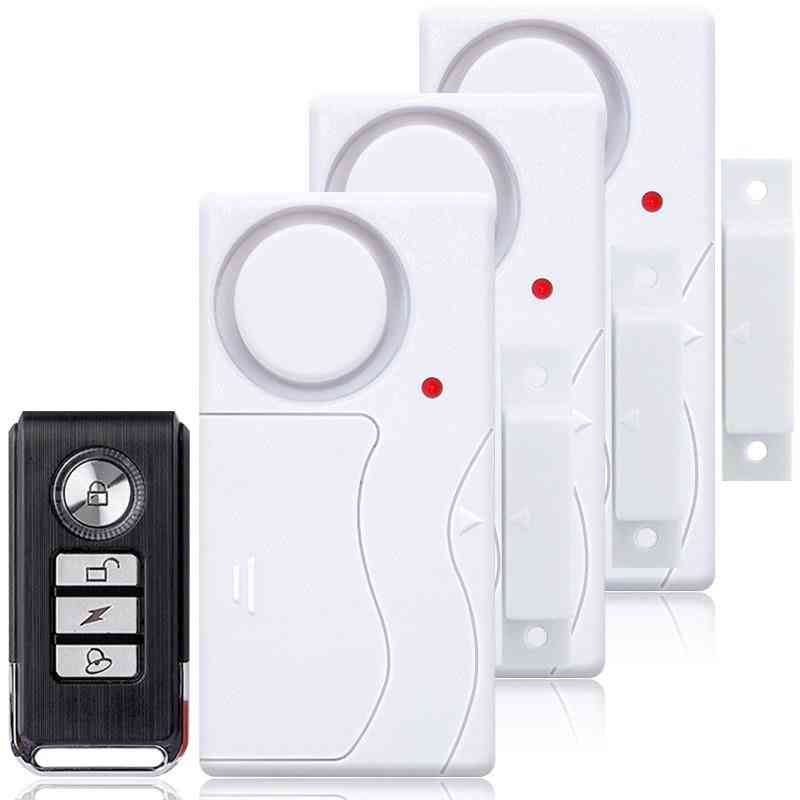 Bezdrôtové zabezpečenie domácnosti, okenný / dverový alarm, magnetický senzor