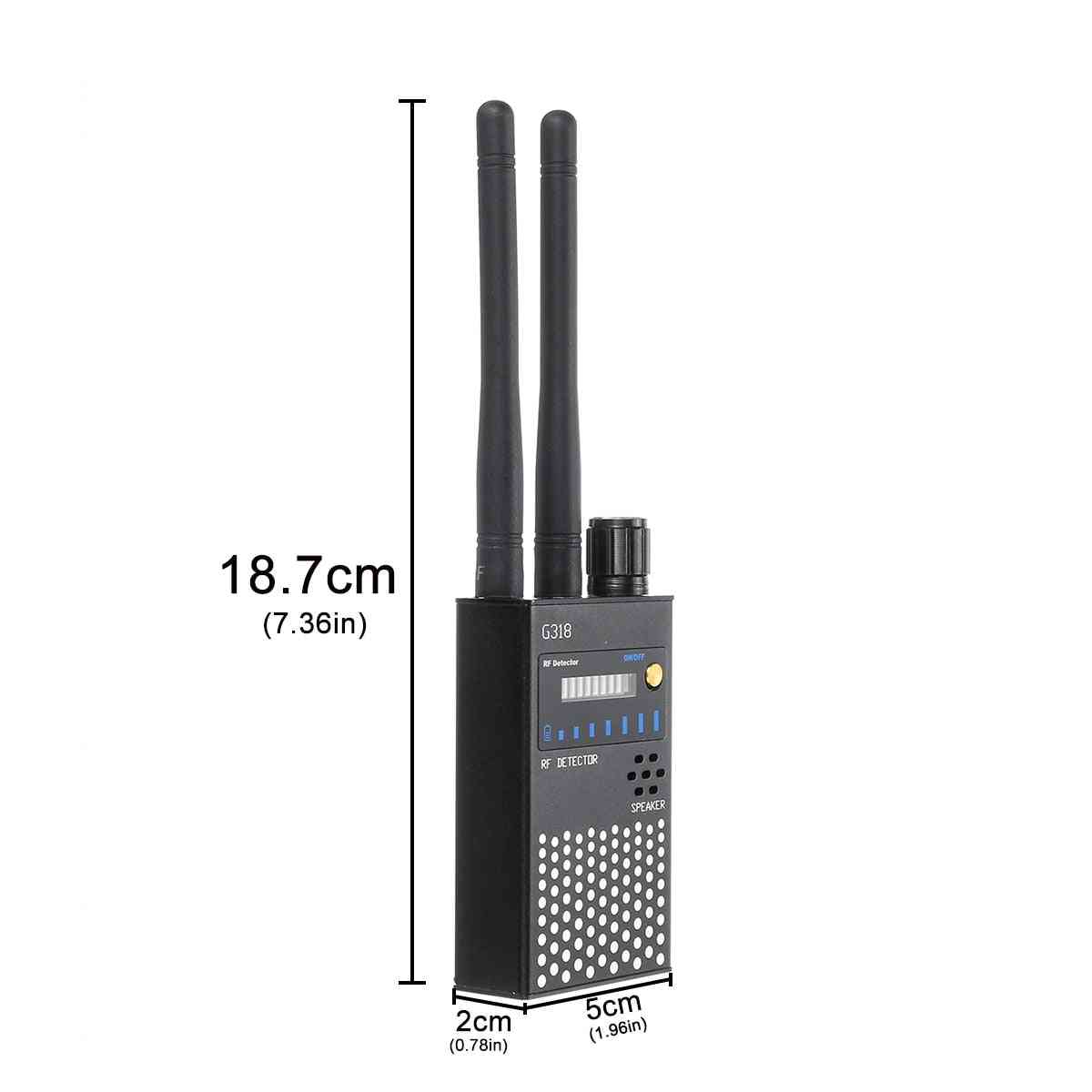 G318- segnale wireless gps, tracker rilevatore automatico, sweeper a scansione di frequenza
