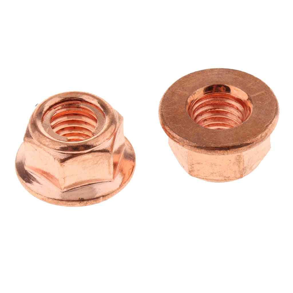 Exhaust Manifold Pipe Head Copper Nuts