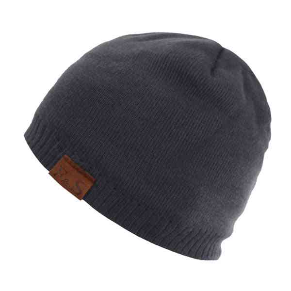 Bonnet d'hiver épais bonnet chaud chapeaux tricotés et femmes
