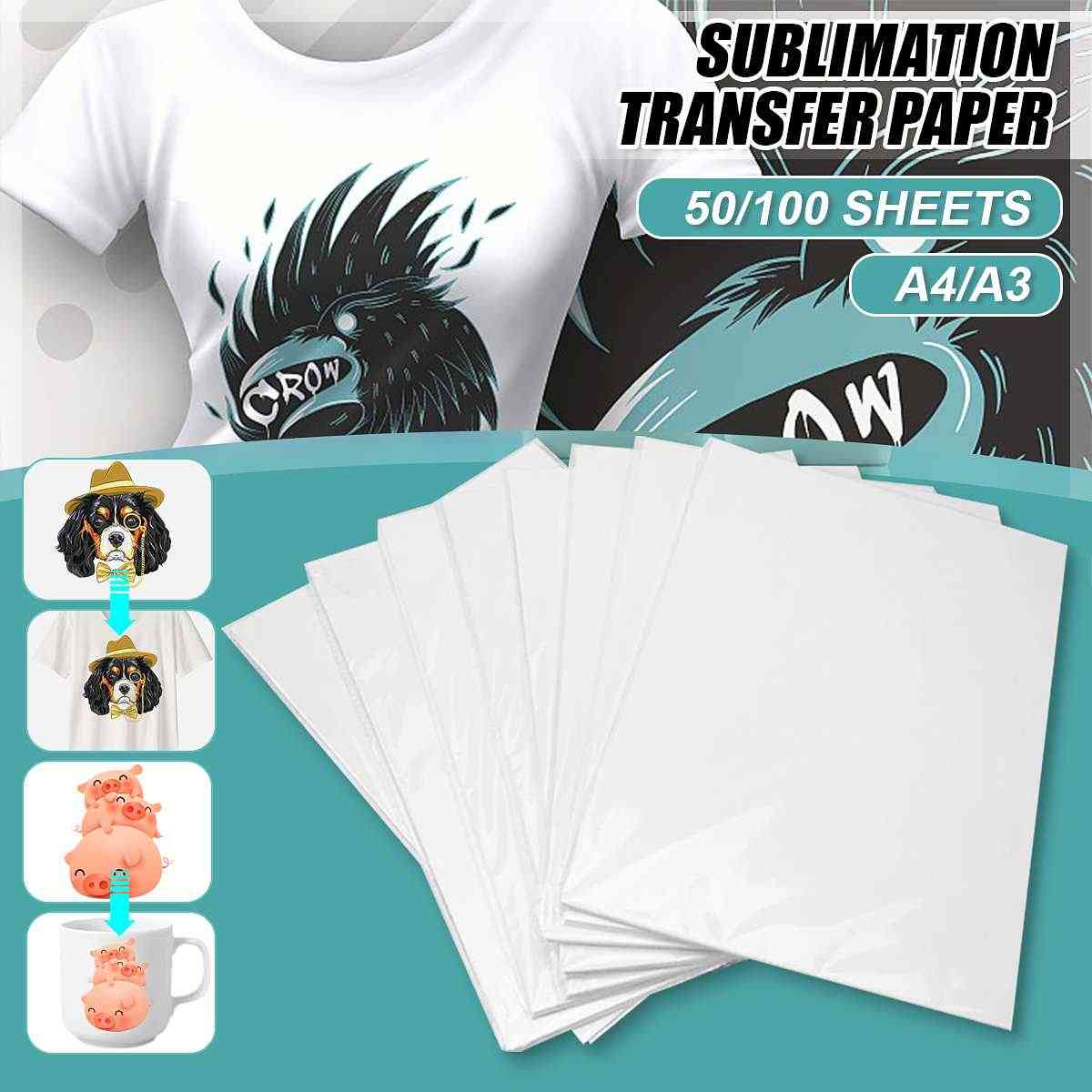 A3/a4 Sublimation Heat Thermal Transfer Printing Paper