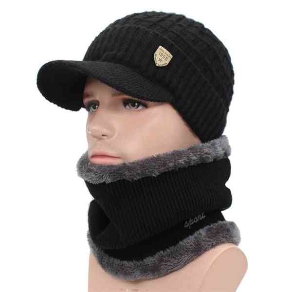 Winter Warm, Woolen Beanies Hats And Scarf/women