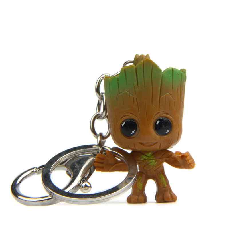Baby- Groot Keys Chain, Tree Man Model
