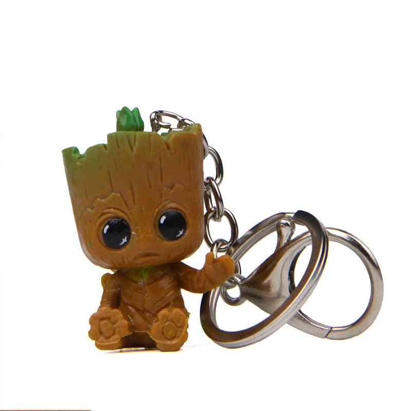 Baby- Groot Keys Chain, Tree Man Model