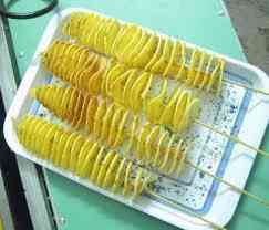 Nerezový elektrický priemyselný krájač zemiakov, krájač štiepky