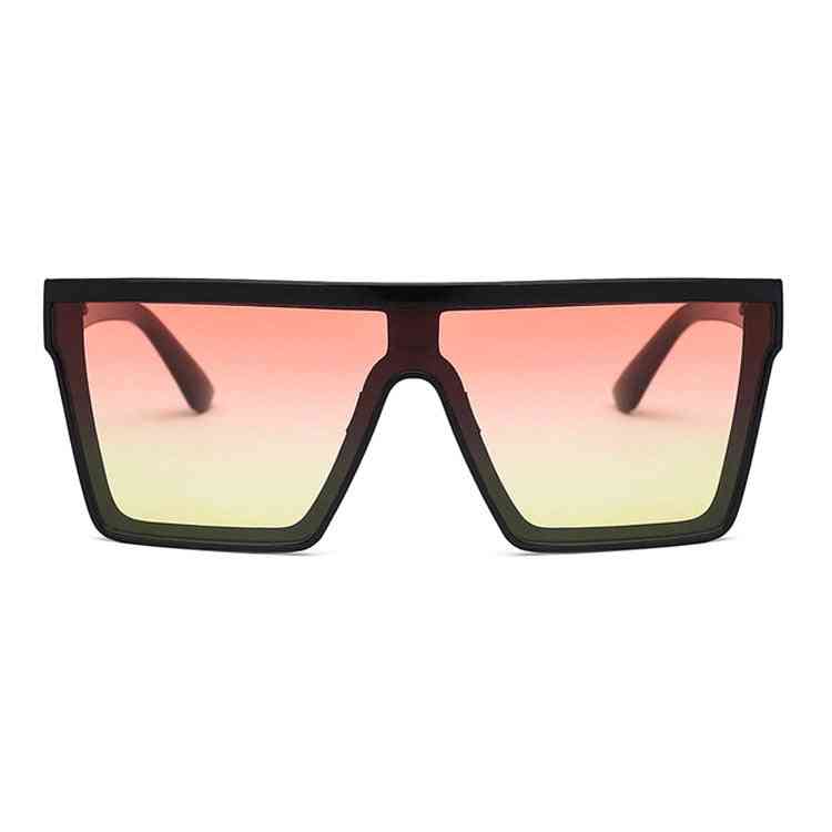 класически ретро квадратни сиамски извънгабаритни слънчеви очила / мъже