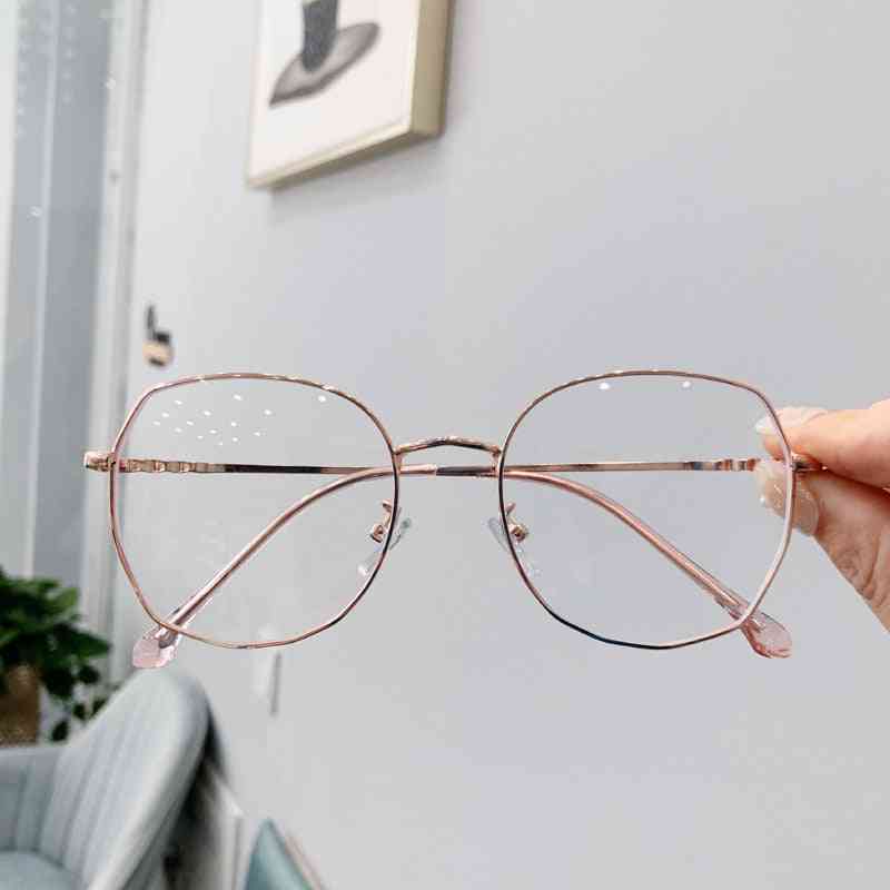 Monturas de gafas transparentes, anteojos ópticos retro / mujer