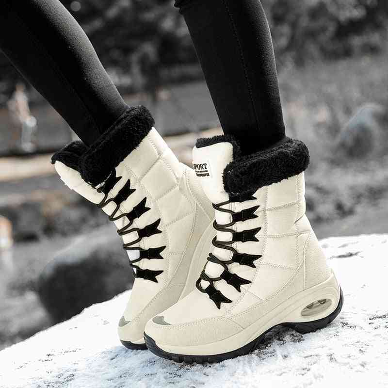 Winter Warm, Mid-calf, Lace-up Comfortable, Waterproof Boot's