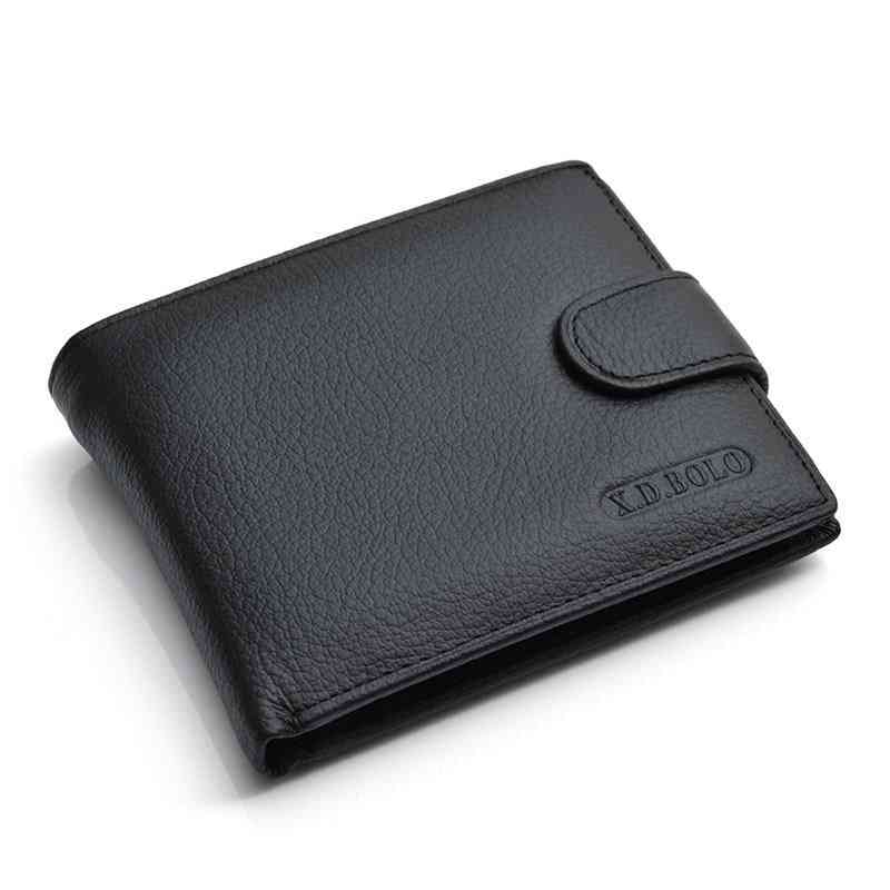Genuine Cow Leather Wallets With Coin Pocket Purse