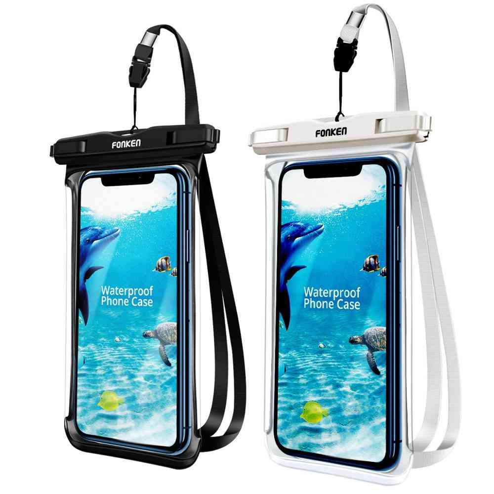 Fonken Full View Waterproof Case For Phone Underwater Snow Rainforest