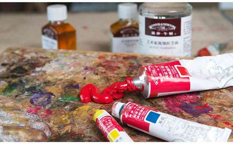 Profesionálna sada olejových farieb pre umelca