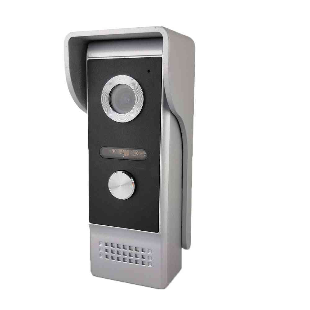 Domový telefón, interkom vonkajší, jednotka panela volania pre zabezpečenie domácnosti, zvonček pri dverách