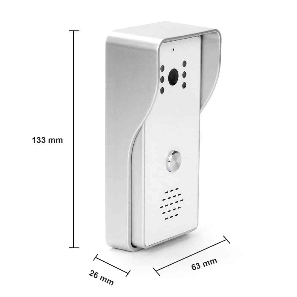Wired Video Doorbell Camera For Video Intercom