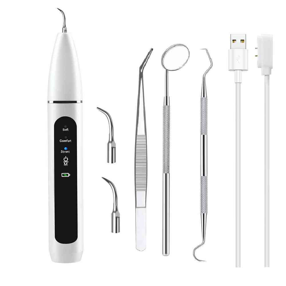 Electric Portable, Ultrasonic Calculus, Remover Dental Scaling Scaler