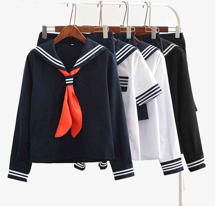 Anime Shoujo Cosplay Costume Hell Girl Student School Uniform Suit Set