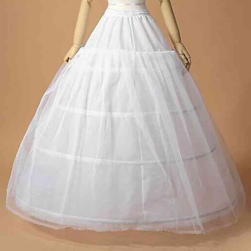Women Bridal Dress, Support Petticoat 1-layer Yarn Skirt