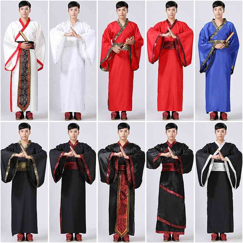 Mens hanfu traditionella dräkter kläder