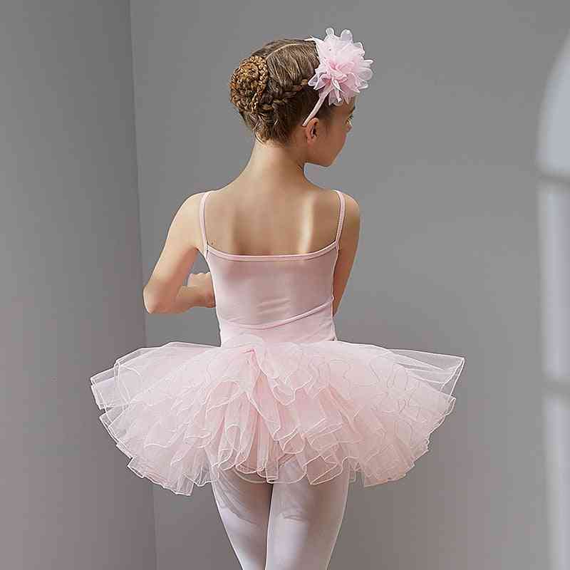 Short Sleeves, Tulle Ballet Dress, Dance Wear
