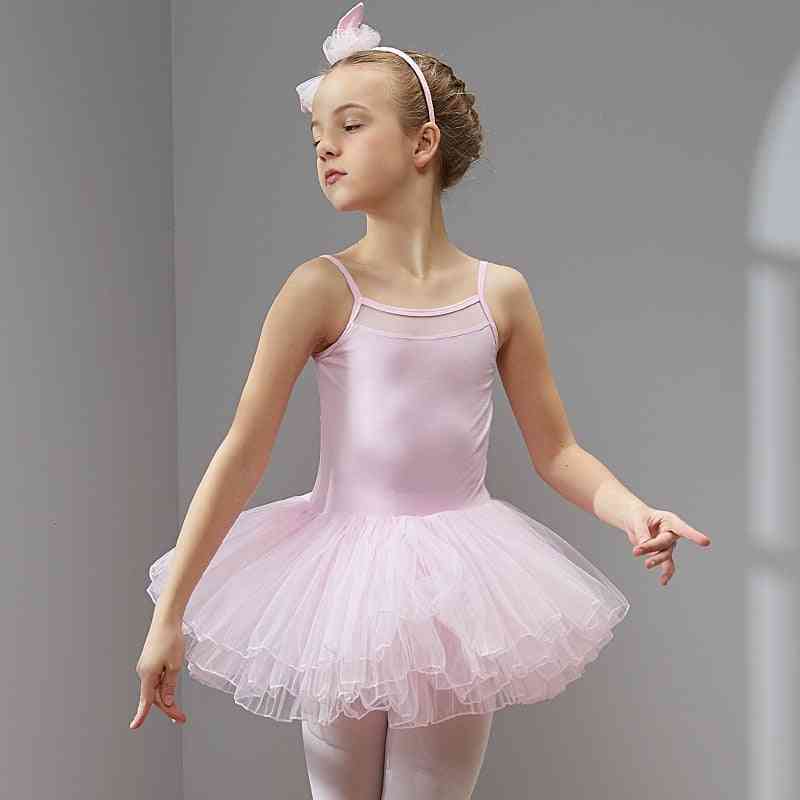 Short Sleeves, Tulle Ballet Dress, Dance Wear