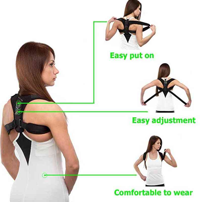 Adjustable Clavicle Spine Back, Shoulder, Lumbar Posture Corrector