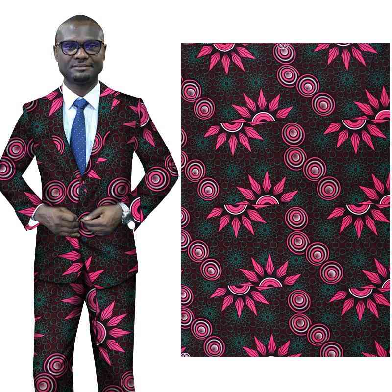 Winter Full Polyester Plain Printed Cloth, Ankara African Wax Print Fabric