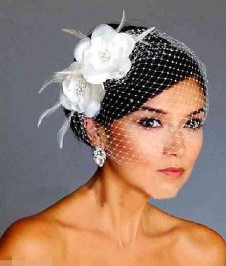 Wedding Birdcage Veil, Bridal Hats