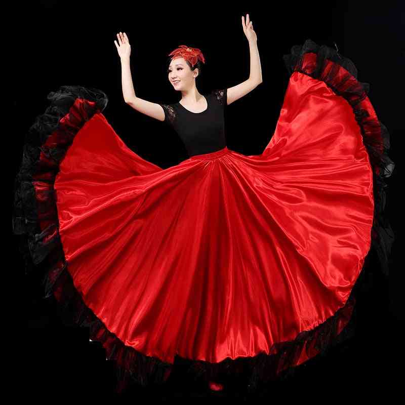 Women Flamenco Skirts Belly Dance