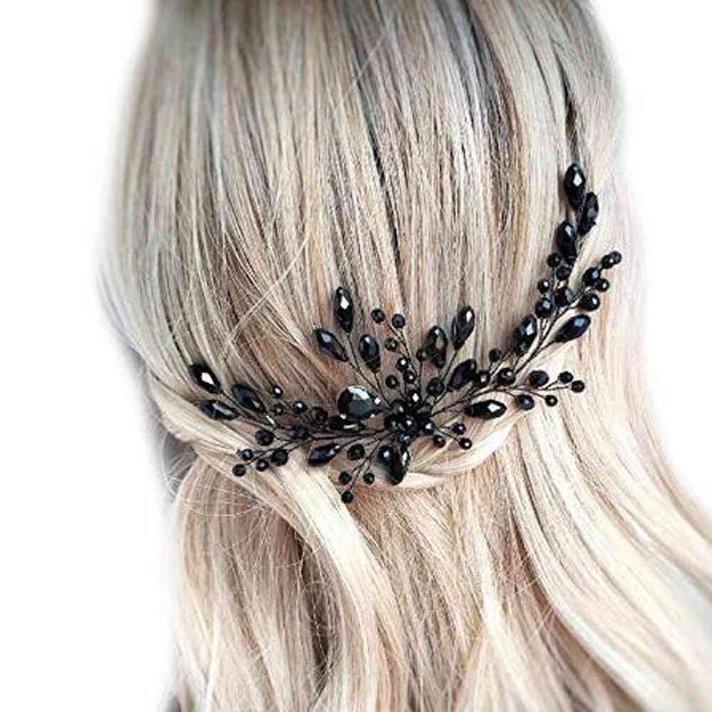 Wedding, Crystal Decorative Hair Pins Clip