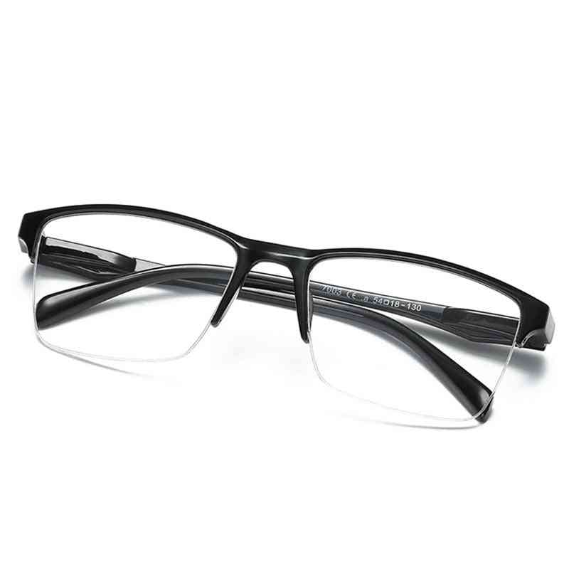 Ultralight Square Half Frame Reading Presbyopic Glasses